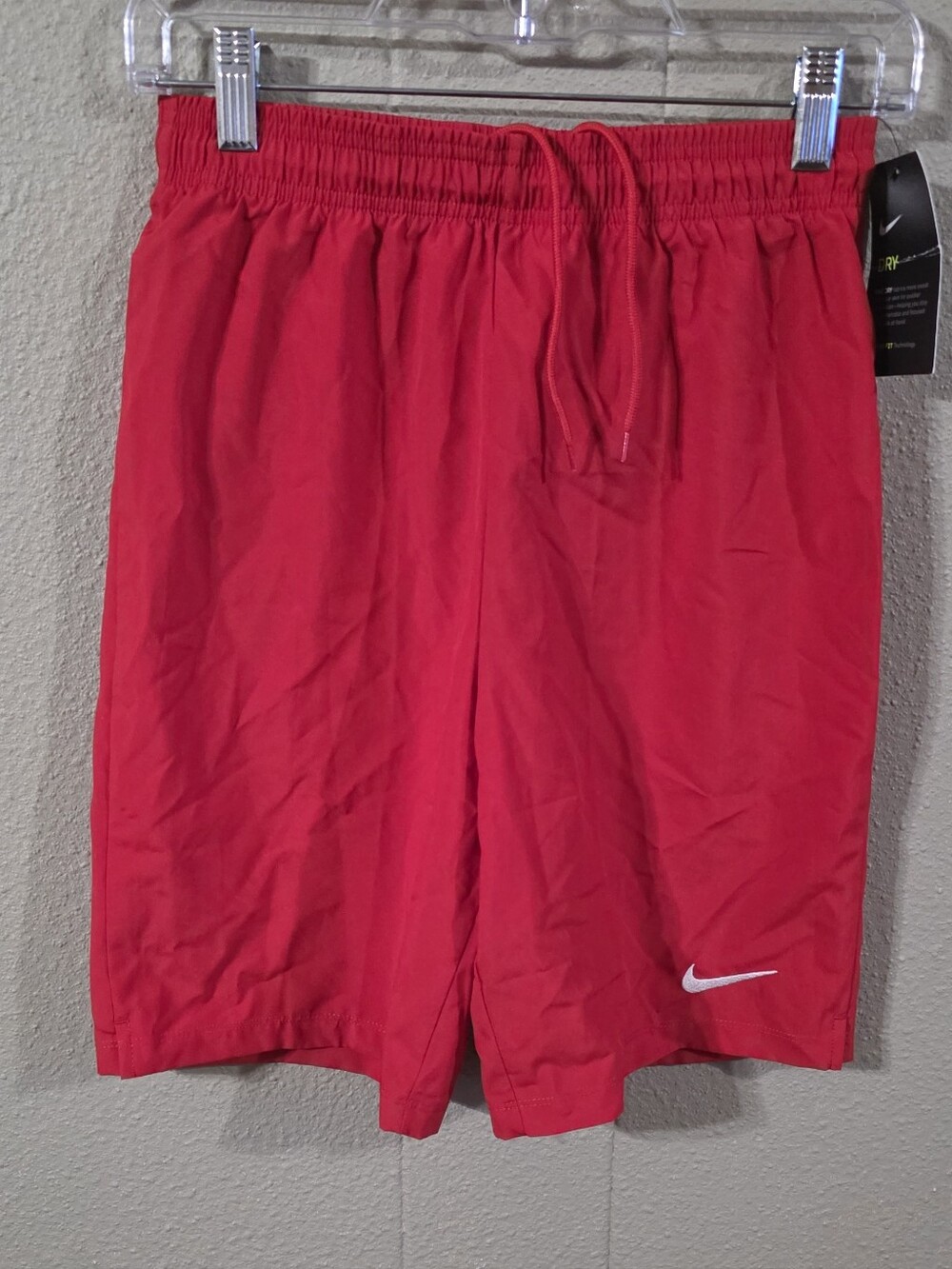 Nwt Youth Unisex Nike Dry Dri-fit Shorts Red Sz YXL